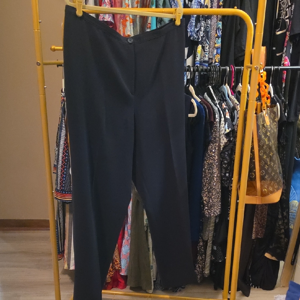 Basler Black Straight-Leg Trousers